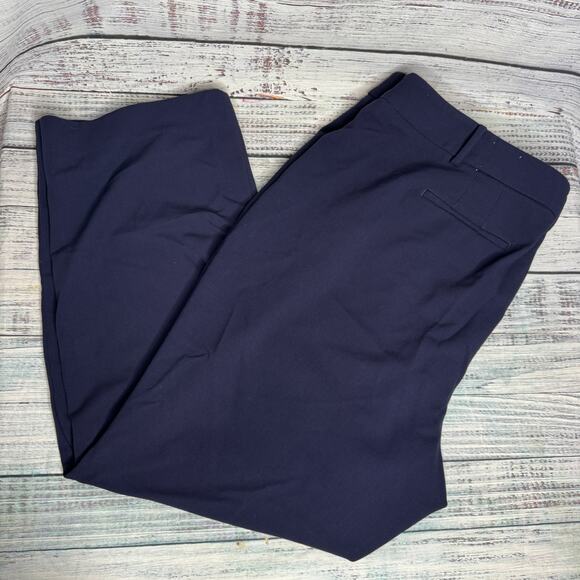 Talbots 20WP Navy Southampton Pants Stretch Dress Slacks - Picture 2 of 8